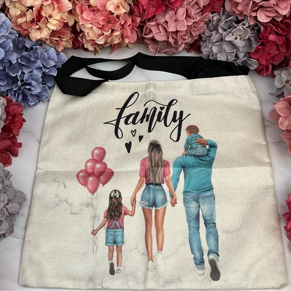 Eco-Friendly Family of Four Folding Tote Bag - Picture 6 of 16